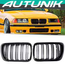 Front Kidney Grille Gloss Black For BMW 3-Series E36 1997-1999