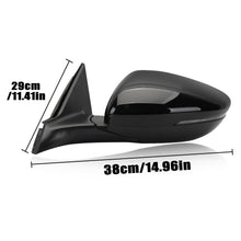 8Pin Left Side Heated Mirror For 2023-2025 Honda Accord Manual Fold Driver LH Blind Spot