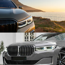 Left + Right Clear Headlight Lens Shell Cover for BMW 7 Series G11 G12 740i 750Li 2019–2022