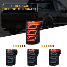 LED SMOKED Tail Light For Ford F150 F-150 Pickup 2015-2020 Startup Sequential Signal