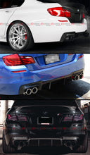 Real Carbon Fiber Rear Diffuser BMW F10 5 Series 535i 528i 2010-2016 M-Sport