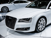 Left+Right Front Bumper Fog Light Grille Cover For Audi A8 D4 2011 2012 2013 2014