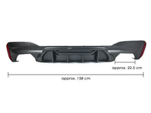 Carbon Fiber Look Rear Diffuser For BMW 5-Series G30 530i 540i M Sport 2017-2023 di51