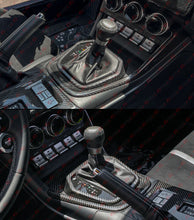 Auto Carbon Fiber Shift Console Panel Surrounding Kits For 2022-2025 Toyota 86 GR86 BRZ