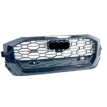 Honeycomb Black Front Grill For Audi Q8 SQ8 2019-2024 w/o ACC
