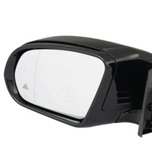 Black Left Driver Side Door Mirror w/ Blind Spot for Mercedes W222 S500 S550 S560 Sedan 2014-2020