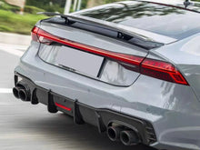 Dual Matte Carbon Exhaust Pipe Tips for Audi A4 A5 A6 A7 Modifications