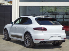 Black Stainless Steel Exhaust Tips for Porsche Macan 2.0L 2014–2018