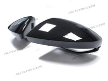 Replacement Gloss Black Mirror Covers for 2019+ Audi A6 S6 A7 S7 RS6 RS7 C8 With Lane Assist