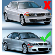 Gloss Black Front Kidney Grille For BMW E46 Coupe LCI 2003-2006