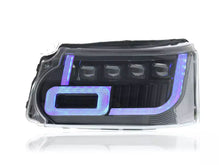Pair LED Headlight Assembly Front Lamps For Land Rover Range Rover Sport 2010-2013