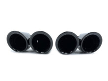 Black Stainless Steel Exhaust Tips for Porsche Macan 2.0L 2014–2018