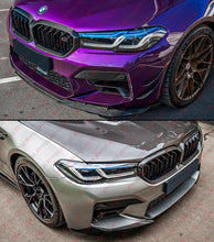 Dry Carbon Fiber Front Bumper Air Duct Inlet Vent Trims Cover For 2021-2023 BMW F90 M5 LCI