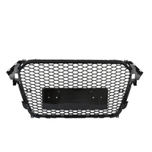 For 2013-2016 Audi A4 S4 B8.5 Honeycomb Sport Mesh RS4 Style Hex Front Grille Black