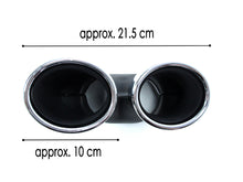 Rear Diffuser + Silver Exhaust Tips for Mercedes E W213 Sedan E300 E400 E550 AMG 2017-2020 di30