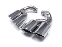 Shiny Silver Exhaust Tips Tailpipe For Porsche 958.2 Cayenne 92A 2015-2018 V6 V8 et97