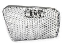 For Audi B8.5 A5 S5 2013-2016 RS5 Style Front Grille Chrome (Frame + Honeycomb)