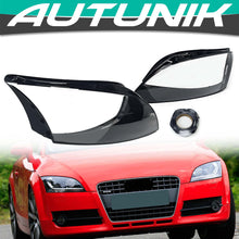 L+R Clear Headlight Lens Cover Audi TT 8J 2008–2014 Halogen/Xenon
