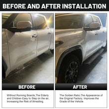 6.5" Running Boards For 2022-2025 Toyota Tundra Crew Max Side Step Nerf Bar