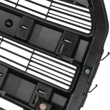 For 2015-2017 Ford F150 F-150 Front Upper Grille Grill W/O Camera Glossy Black