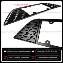 For 2015-2023 Dodge Charger Matt Black Rear License Plate Frame Holder Panel Trim
