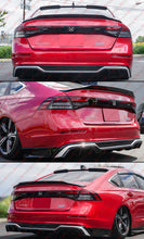Gloss Black Rear Bumper Diffuser w/ Corner Extensions for Honda Accord 2023 2024