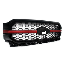 Red/Black Front Upper Bumper Grille Fit For 2021-2023 Ford F-150 F150 Platinum New