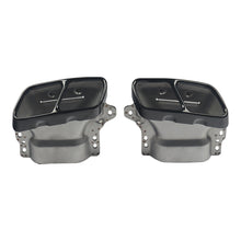 Gloss Black Rear Diffuser Exhaust Tips for 2013-2019 Mercedes W117 C117 CLA250 CLA45 AMG