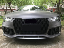 Fits for 2016-2018 Audi A7 S7 Front Mesh Hex Honeycomb Grill Grille RS7 Style