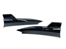 Gloss Black Rear Apron Side Splitter For Mercedes C W205 C205 Coupe 2015-2021