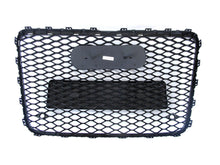 For Audi Q7 2005-2015 Front Bumper Radiator Vent Mesh Grille Grill Gloss Black