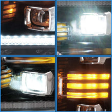 Full LED Black Headlights For 2018-2020 Ford F150 Front Lamps F-150 DRL