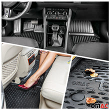 5pcs Floor Mats & Trunk Mat Cargo Liner Set For Mercedes M-Class W164 2006-2011
