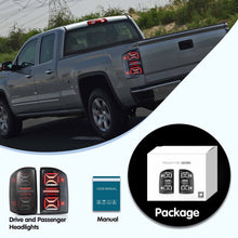 Pair LED Tail Lights w/ Start-Up Animation For 2014–2018 GMC Sierra 1500/2500/3500