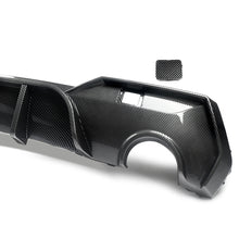 Carbon Look Rear Diffuser w/ LED For BMW G22 G23 430i 440i M Sport 2020-2024