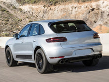 Black Stainless Steel Exhaust Tips for Porsche Macan 2.0L 2014–2018