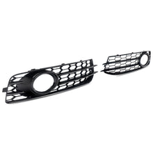Gloss Black Front Fog Light Grille Fog Lamp Grill For Audi A3 8P S Line 2009-2012
