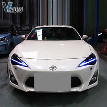 LED Headlights for 2012-2020 Toyota 86 Subaru BRZ Scion FR-S Sequential Blue DRL Front Lamps