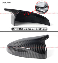 Replacement M Style Carbon Fiber Mirror Cover Caps for 2014-2020 Audi A3 S3 8V w/o Lane Assist