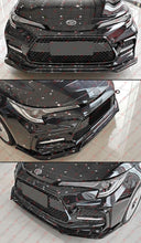 For 2020-2025 Toyota Corolla Sedan SE XSE V2 Gloss Black Front Bumper Lip Splitter