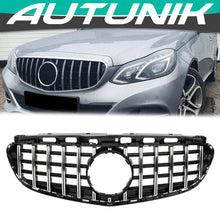 GT Style Front Bumper Grille for 2014-2016 Mercedes-Benz E-Class W212 E350 E400 E550 Sedan