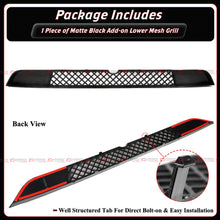 For 2025-2026 Tesla Model Y Juniper Matte Black Front Lower Mesh Grill Bug Shield