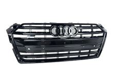 Front Bumper Grille Gloss Black Fits Audi A5/S5 B9 2017–2019