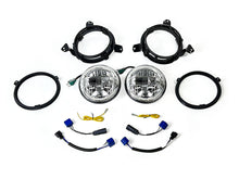 Pair LED Headlights with Halo DRL Turn Signal Fit For Jeep Wrangler JL Gladiator JT 2018-2024