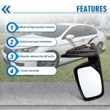 3Pin L+R For Honda Accord Sedan 2013-2017 Pearl White Non-Headted Side Mirror Driver&Passenger Power Glass