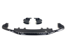 RS5 Style Gloss Black Rear Diffuser + Oval Exhaust Tips For Audi A5 S-line S5 B9.5 2020-2024