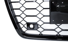 Gloss Black Honeycomb Front Grille for Audi A6 C8 S6 2019-2025 fg254