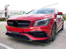 Gloss Black Front Bumper Lip Splitter For 2017-2019 Mercedes CLA C117 W117 CLA200 CLA250 CLA45 pz210