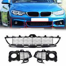 Front Fog Grill + Lower Bumper Grille For BMW F32/F33/F36 M Sport 2014-2021