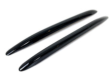 Gloss Black Front Bumper Fog Light Cover Trims For Mercedes W206 S206 C200 C300 C43 AMG 2022-2024